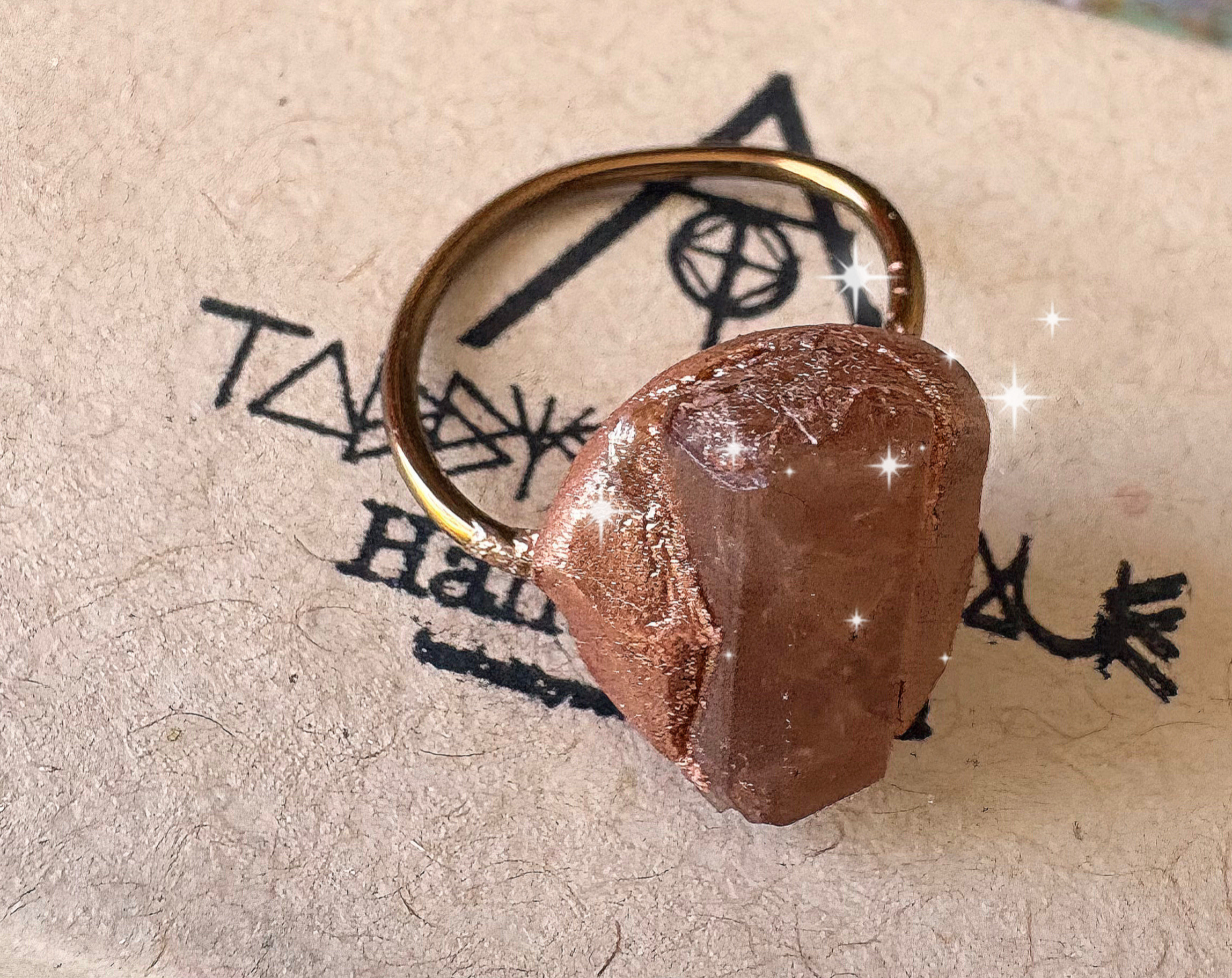 Orange Garnet | Ring | Emotional Harmony | Personal Power | Passion - Image 9