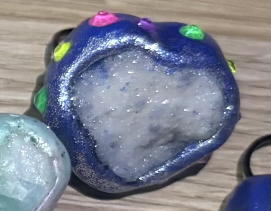 Amethyst Cluster Blue | Ring | Emotional Balance | Spirituality | Awakening Intuition - Image 27